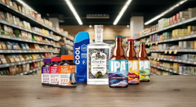 Food & Beverage label example 1